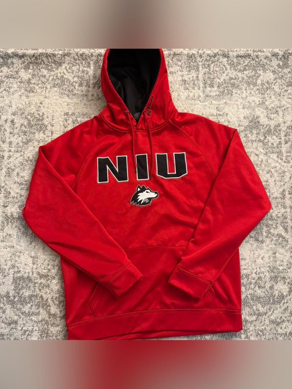 Men’s Large Colosseum Red Northern Illinois Huskies Hoodie